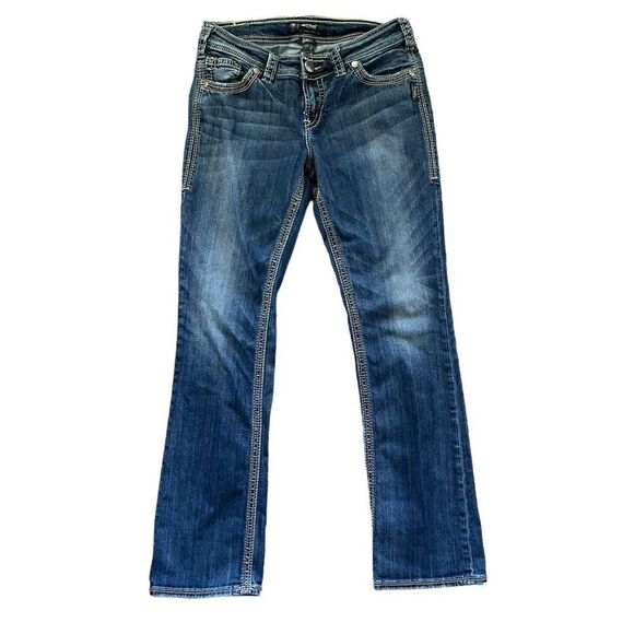 SILVER SUKI 17" SURPLUS JEANS SIZE 29 X 33 - Picture 1 of 6
